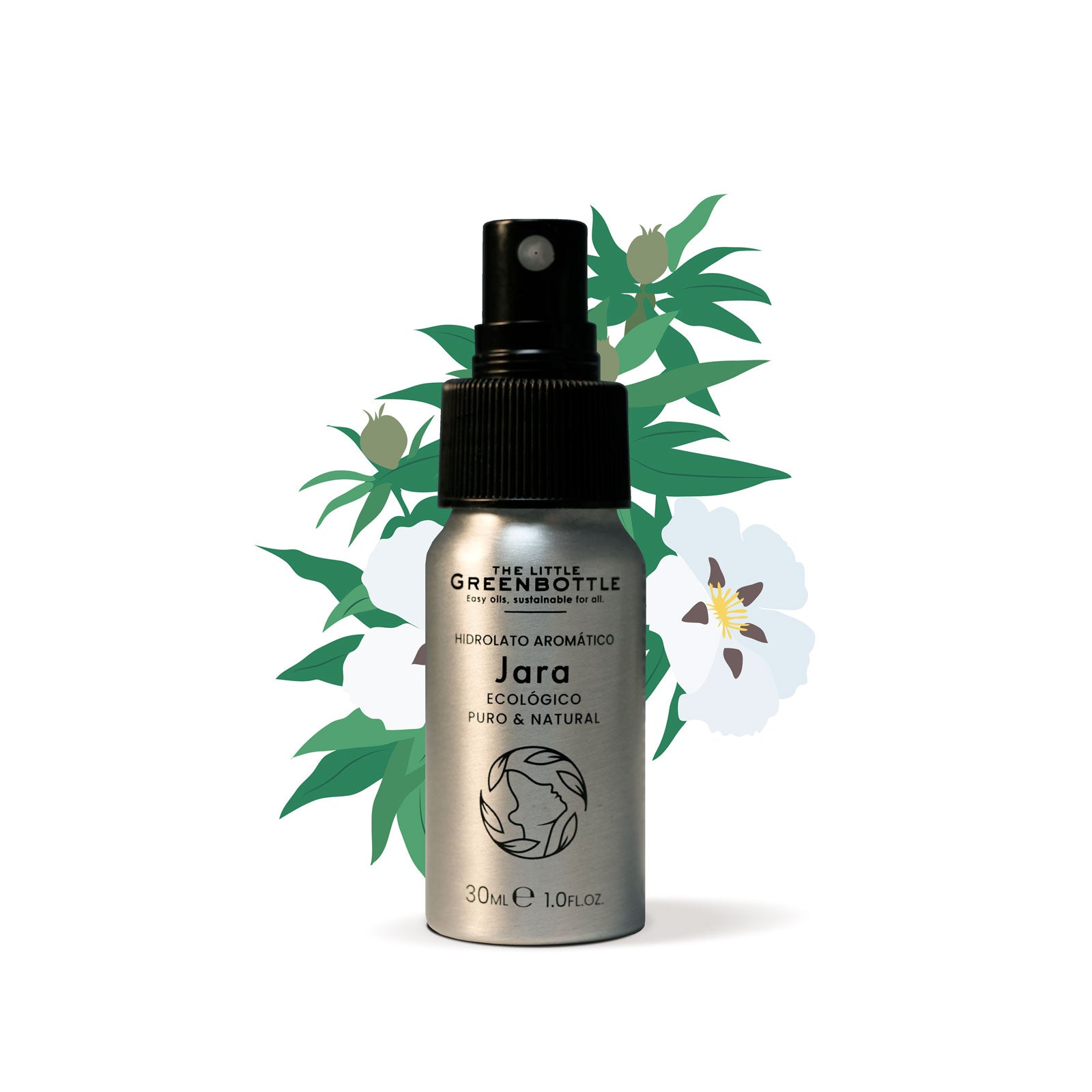 Hidrolato PURO de Jara 30 ml recargable - SIEMPRE FRESCO
