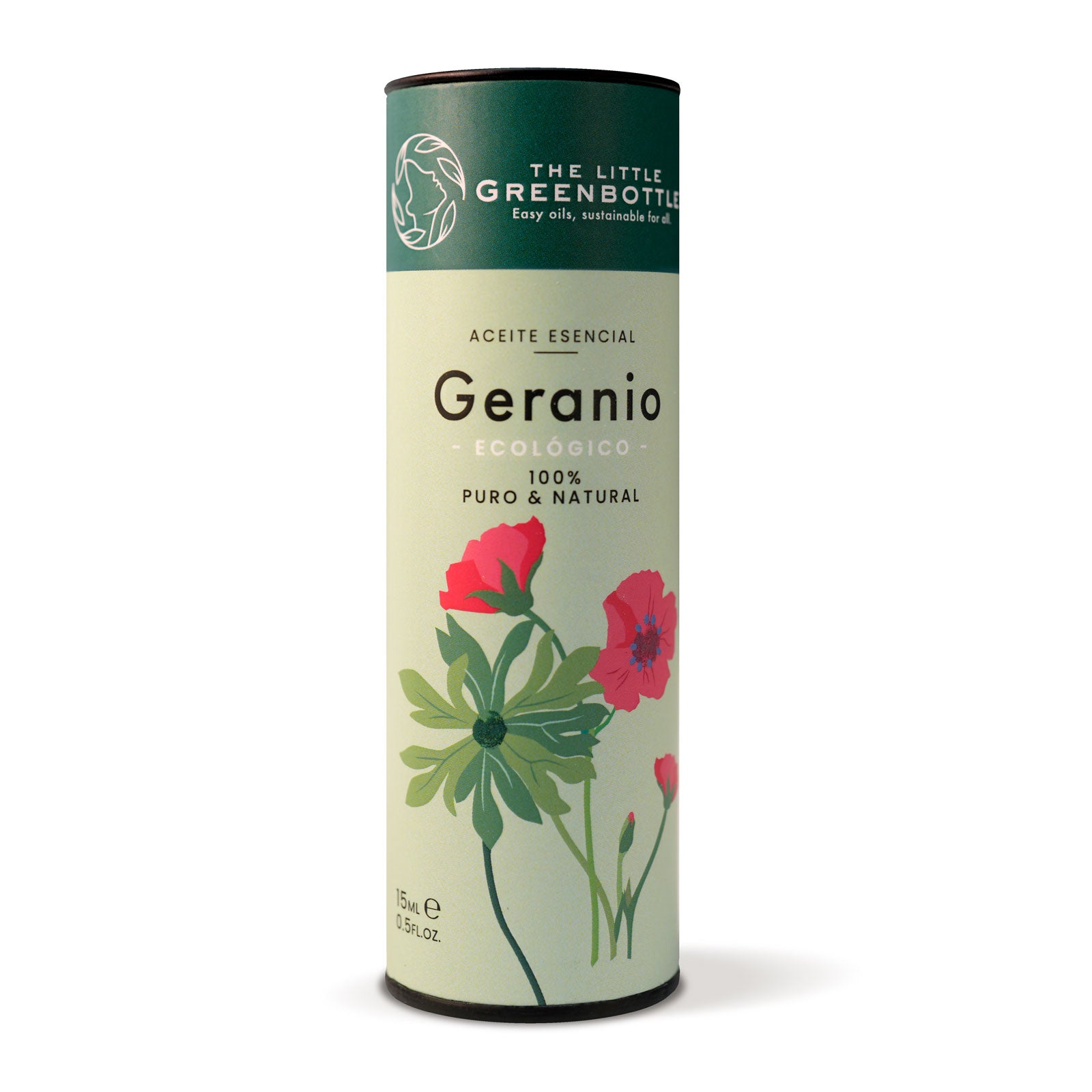 Aceite Esencial PURO & NATURAL de Geranio 15 ml - ECOLÓGICO