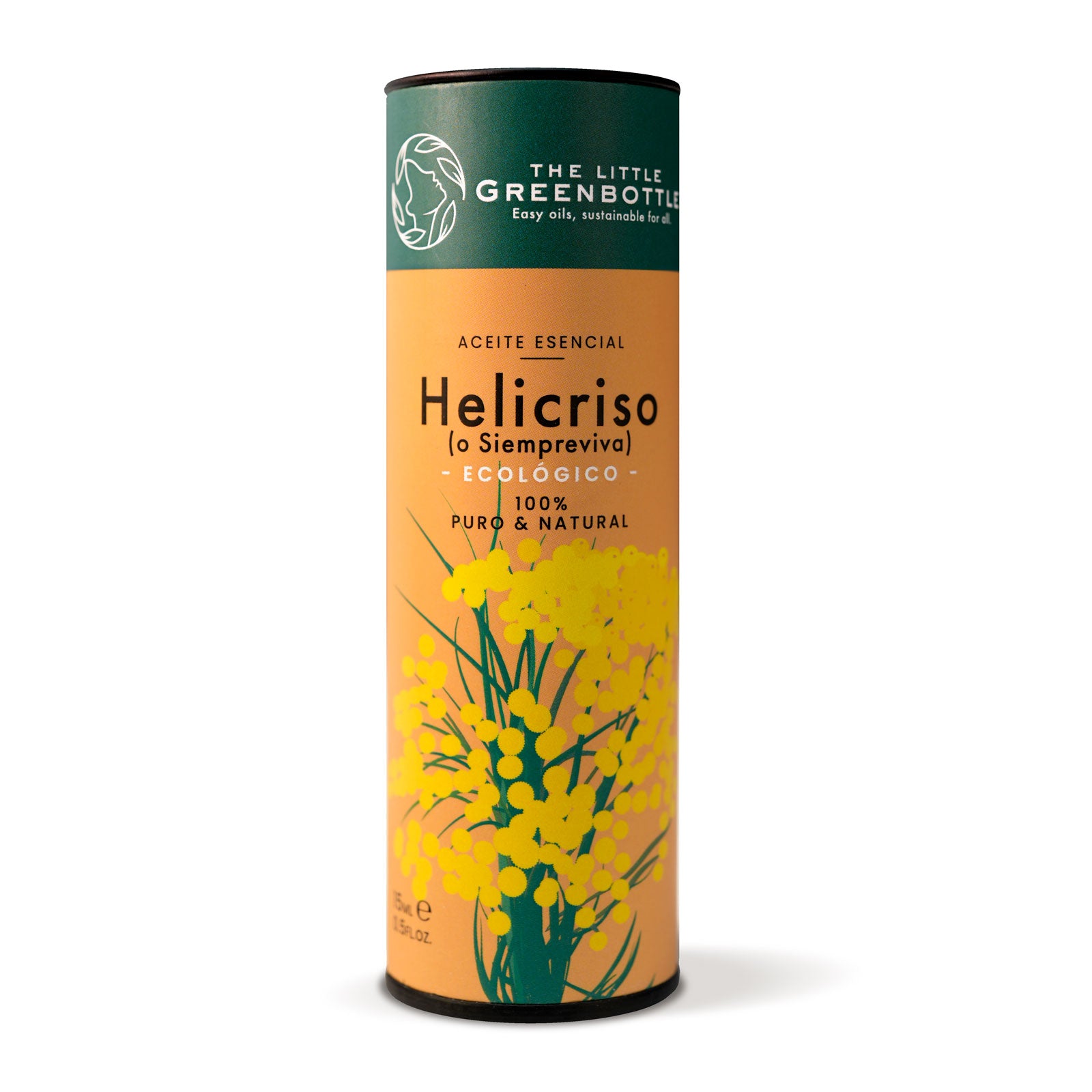 Aceite Esencial PURO & NATURAL de Helicriso 15 ml - ECOLÓGICO
