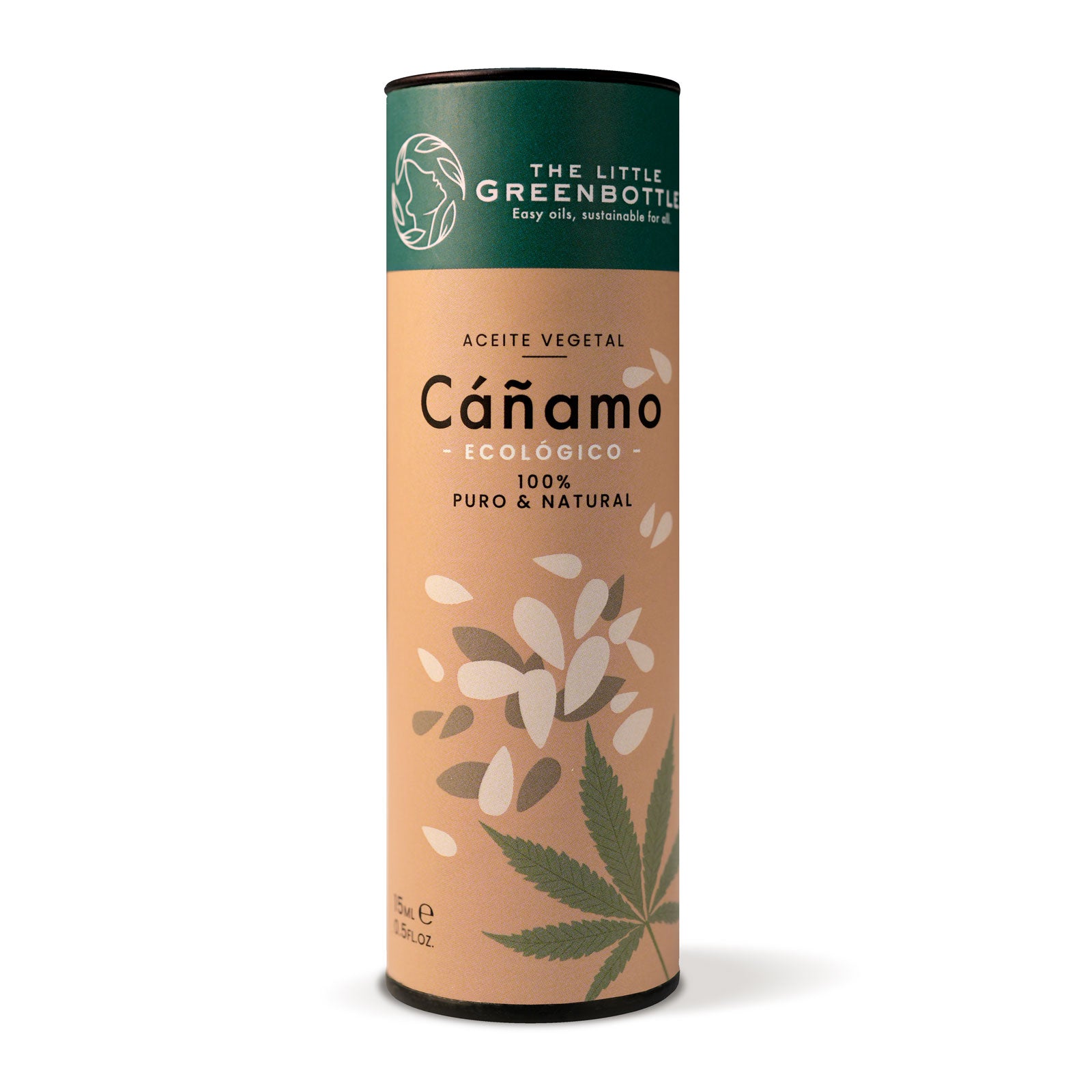 Aceite Vegetal PURO de Cáñamo 15 ml - 1ªpresión en frío