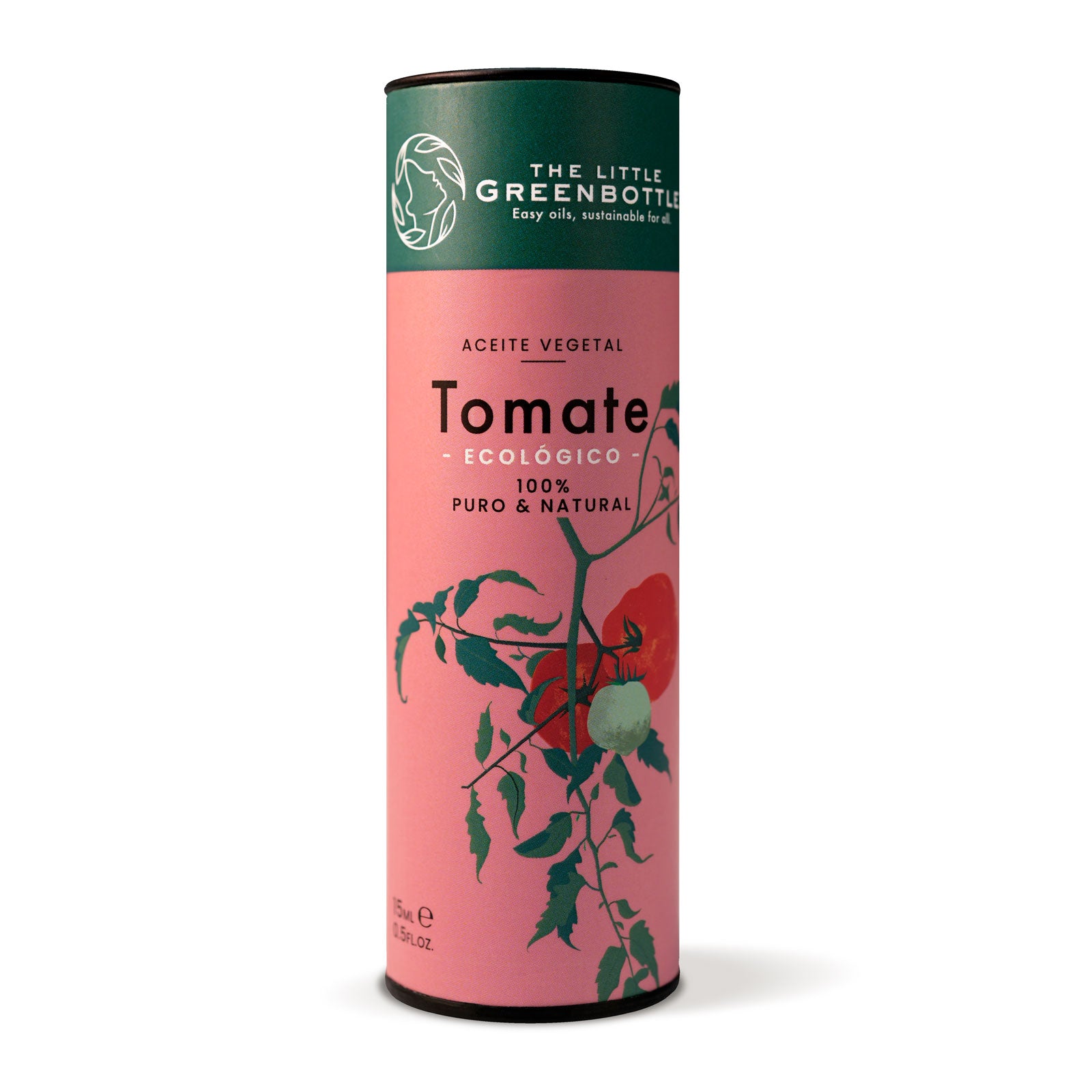 Aceite Vegetal puro de Tomate 15 ml 1ªpresión en frío