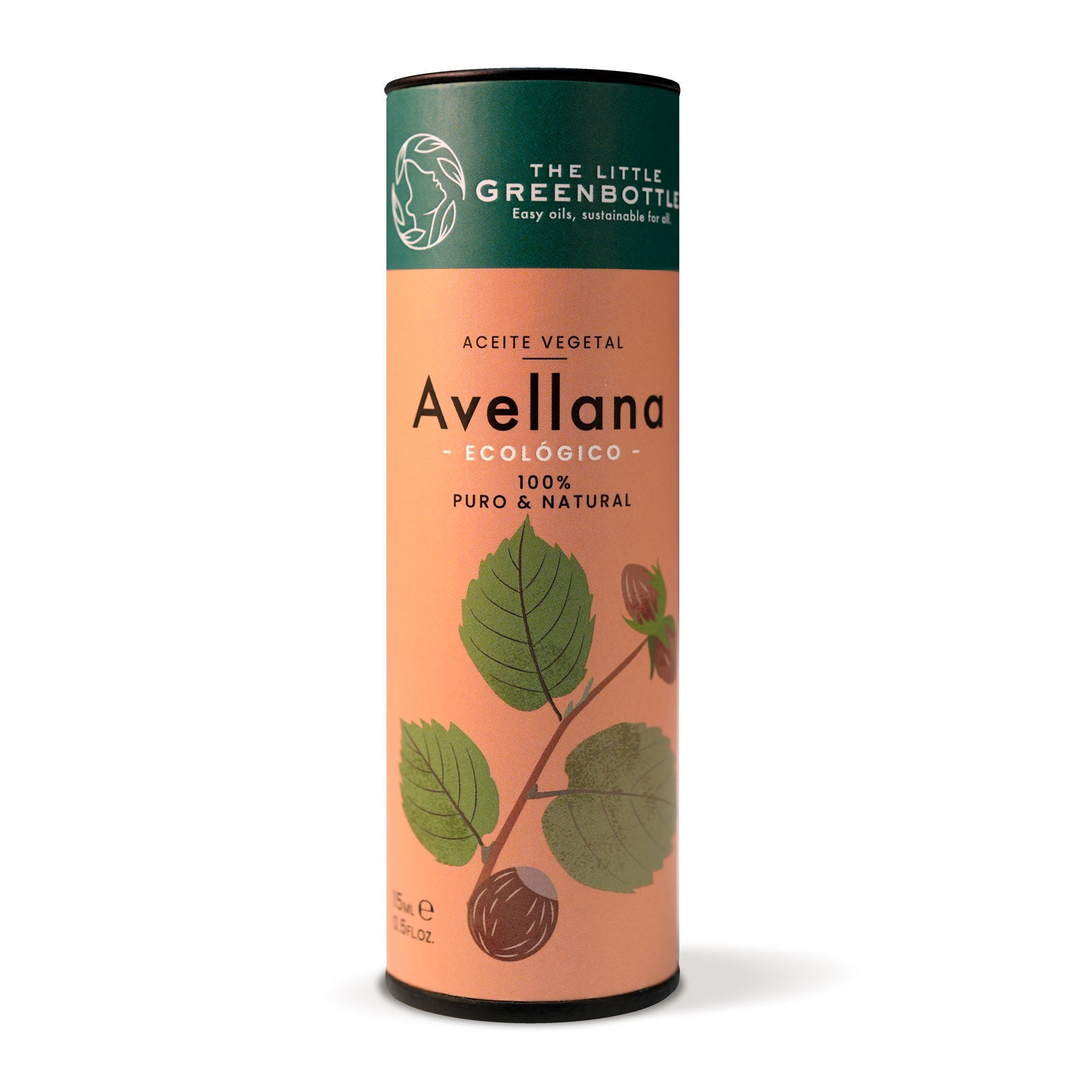 Aceite Vegetal puro de Avellana 15 ml 1ªpresión en frío