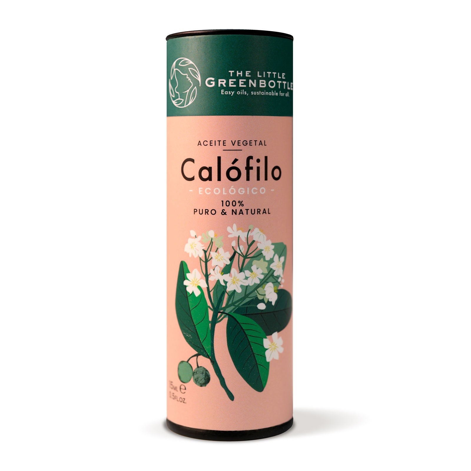 Aceite Vegetal puro de  Calófilo 15 ml 1ªpresión en frío